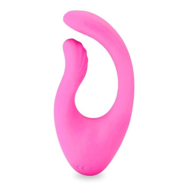 Böjd klitoris vibrator 12 lägen USB magnetisk Rosa