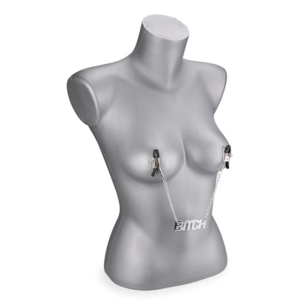 Tik justerbara nippelklämmor - LOVE AND VIBES Collection Silver