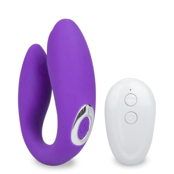 Cooler Lila Fjärrkontroll Couples Vibrator