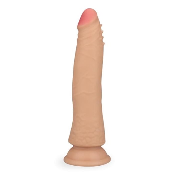 Real Skin Artikulerad sugkopp Dildo 18,5 cm Aurelio - LOVE AND VIBES Collection