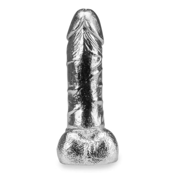 Realistisk metall dildo - Rocky - Anal - Medium