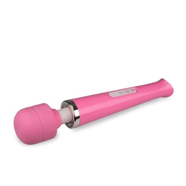Kraftfull USB fantasy wand vibrator - LOVE AND VIBES Pink Collection
