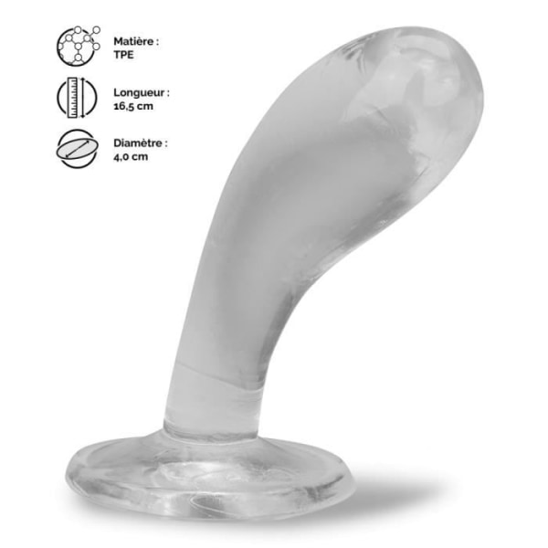 Fuzzy Suction Cup Prostata Stimulator - LOVE AND VIBES Crystal Collection