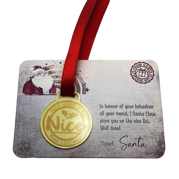 Julafton Finlista Medalj Gratulationskort Skrivet Vikbart Färgglatt Papperskort för Jul A
