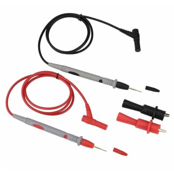 1000V 20A Multimeter Testkit Digital Elektronisk Sondkabel Sæt med Krokodilleklemmer og Banankontakt til Multimeterklemme