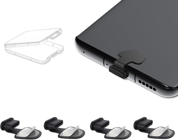 4-pakning USB C Beskyttelseshette Ladeport Mobiltelefon Beskyttelse Støvhette USB C Beskyttelse USB C Beskyttelse USB C Hette USB C Plugg USB C Plugg for iPhone 16 15