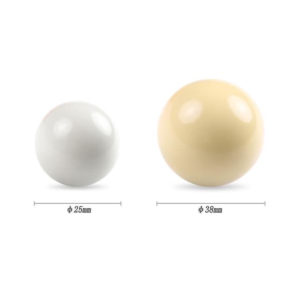 25mm Biljardkuler for Barn, Sett med Små Biljardkuler i Resin