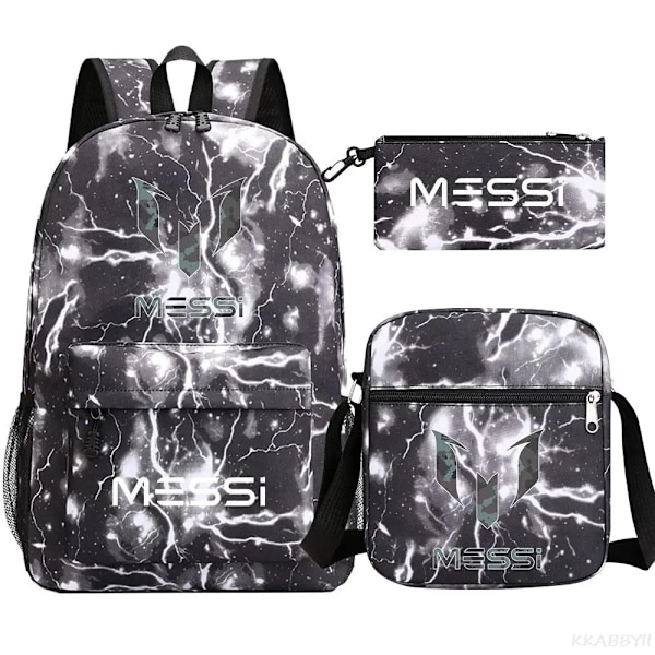 Jalkapallo Messi reppu 3 osaa Chocolate