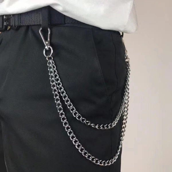 Metallic Punk Chains Fashion Trouser Chains Layer Chain-FS-