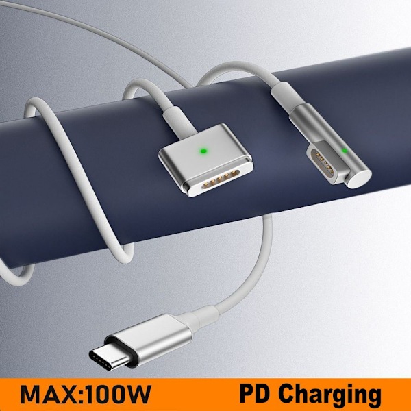 PD Laddningskabel USB Typ-C till Magsafe 1 2 FÖR MAGSAFE 2 FÖR 1097