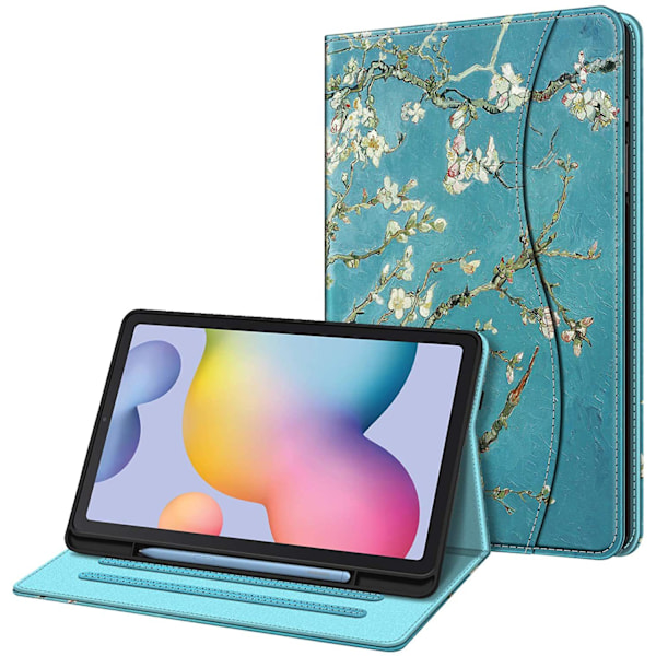 Etui for Samsung Galaxy Tab S6 Lite 10,4 tommer 2022/2020 - Multiposisjonsveske med kortlomme 1215
