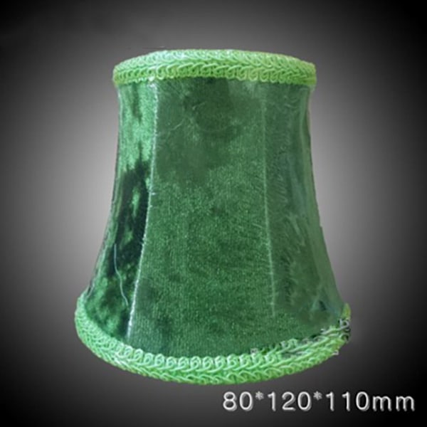 Lampa Tyg Clip Tyg Lamppuvarjostin VIHREÄ green color