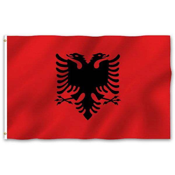 Albaniens Flag - 150 x 90 cm 85