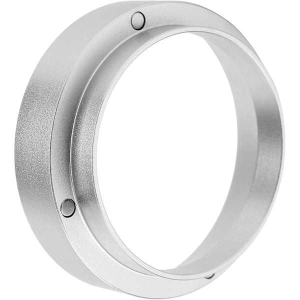 Kaffe doseringsring i aluminium, espressodoseringstratt Kaffemaskintilbehør med magnetisk udskiftning til hjem, café (58 mm)