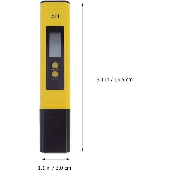 PH Tester Digital Bærbar PH-måler Penn Akvarium Vannkvalitet
