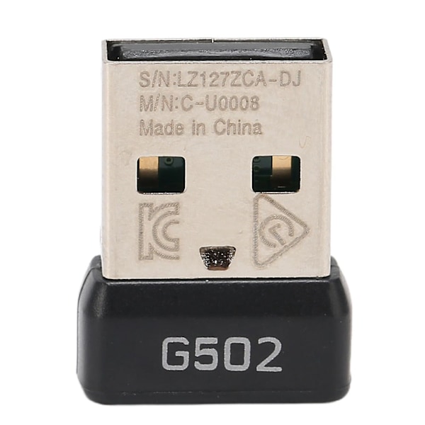 USB-mottaker 2,4 GHz trådløs stabil signal liten bærbar holdbar ABS metall musadapter for G502 Lightspeed-mus