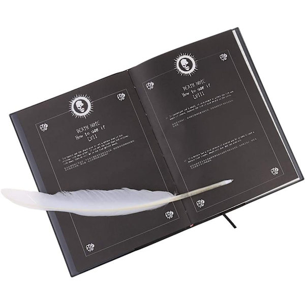 Death Note Notesbog Anime Dagbog med Pen og Kæde til Anime-FS-