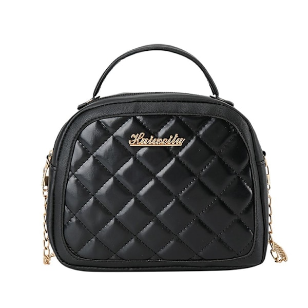 Liten Messenger-väska för dam Crossbody-väskor-FS1- Style4 Black