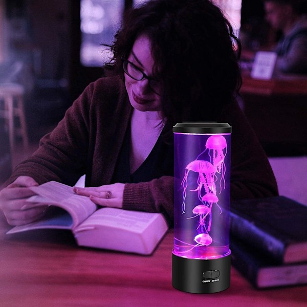 Meduusalampa, Meduusa Lavalamppu Akvaario Meduusalampa LED-valo 7 väriä USB:llä lasten makuuhuoneeseen Joulu Syntymäpäivälahja 2231