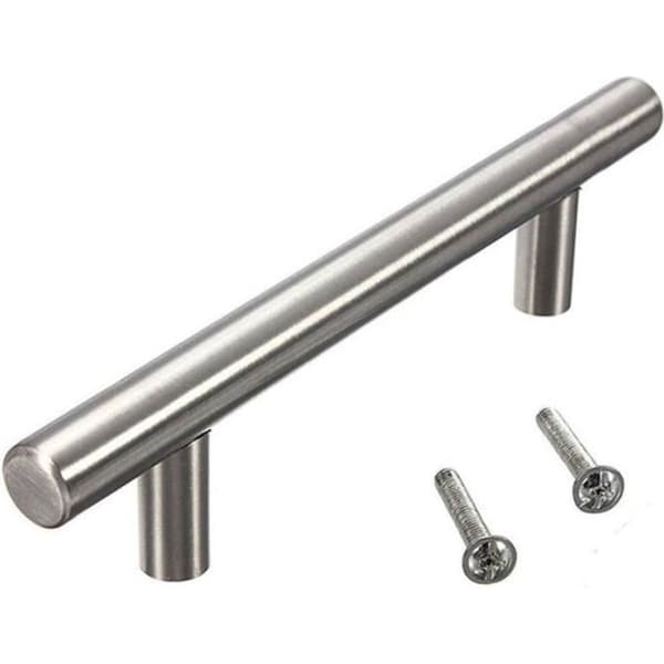 10 pcs T-shaped Handles 10*96*150mm Knobs with Screws Cabinet Drawer-FS-