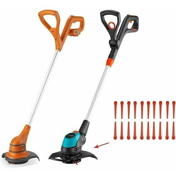 Pakke med 100 plastblader som er kompatible med Gardena kantklippere