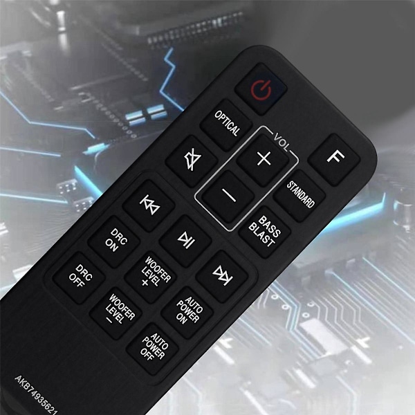 Korvaava Akb74935621 kaukosäädin LG Sound Bar -äänipalkille Sj2 Sj2.aeusllk Sj2.deusllk