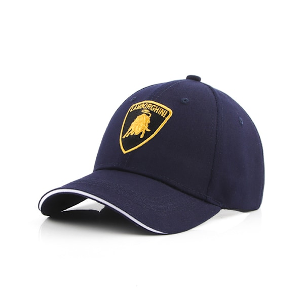 Lamborghini Racing Basebollkeps för Män, Broderad Solskärm
