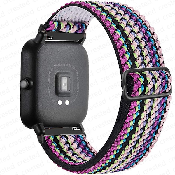 20mm/22mm Armband för Amazfit Gts 4//2/2e/3/gts2 Mini/gtr 4/3/pro/gtr2/47mm/stratos Nylon Elastiskt Klockarmband Amazfit Bip Rem Bohemia strip-FS1- Bohemia strip 20mm
