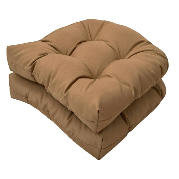 Ulkosohvan tyynysetti 2 kpl, patiokalusteiden lattiatyynyt NAVY-X42- KHAKI