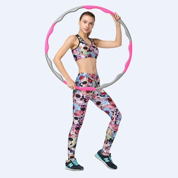 Mönstrade Träningsleggings MultiColor MultiColor s