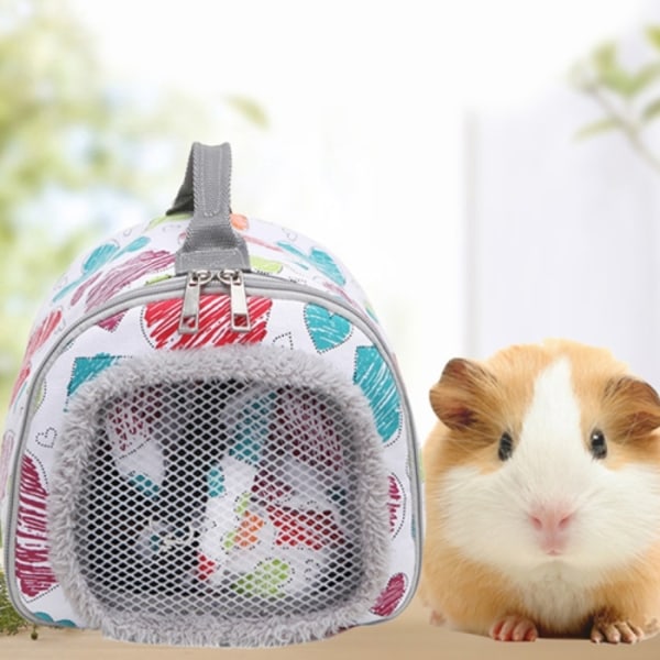 Hamster Outing Bag sommar husdjur andas bur (liten färsk bärbar)