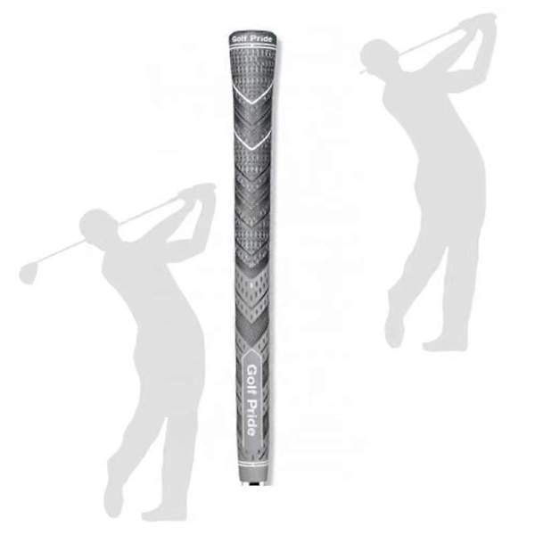 10 st Golf Pride MCC PLUS 4 Golfgrepp Standardstorlek-FS- Grey
