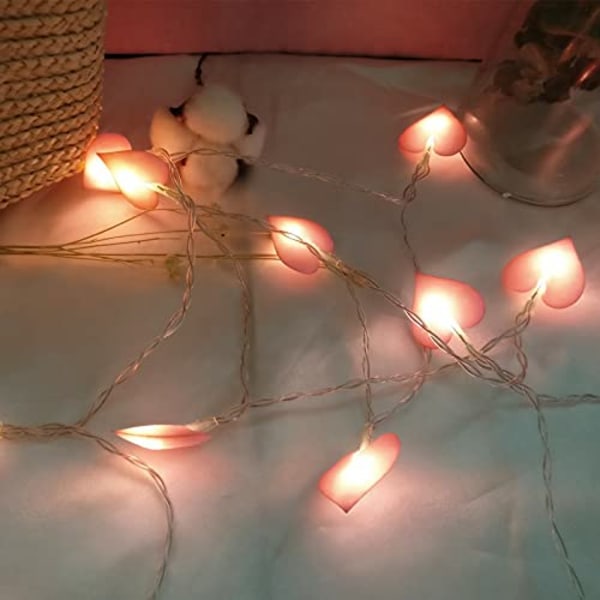3 metriä 20 LED Sydän LED-valosarja makuuhuoneeseen
