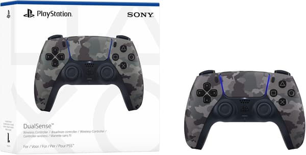 PS4 Feature Trådløs Controller - Grå Camouflage