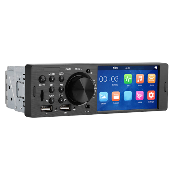 4 tuuman auton Bluetooth MP5 HD -kosketusnäyttö Stereo FM-radiomusiikkisoitin 12V-XF10- 0.5