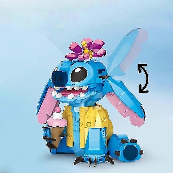 Disney Stitch Karaktermodel: Byggeklodssjov for alle aldre [DB]-X45-