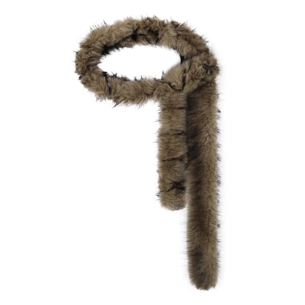 Furry taljebælte til festkostume, plys hiphop punk tilbehør, Y2K varmt pelsbælte til efterårs- og vinterstyling, flere farvemuligheder
