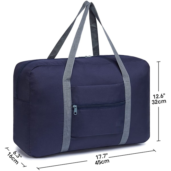 Foldbar Rejsetaske til Håndbagage Weekender Overnatning