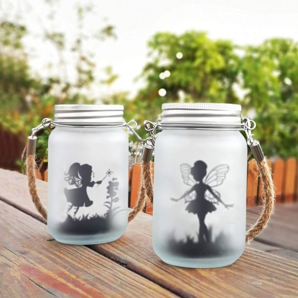 Solarlampa, Mostof IP44 Vattentät Utomhus Mason Jar Solar