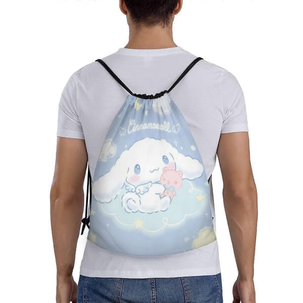 Cinnamoroll (7) Dragskoväska Studentlomme Dreng Pige Rygsæk Opbevaring-ML2207 M