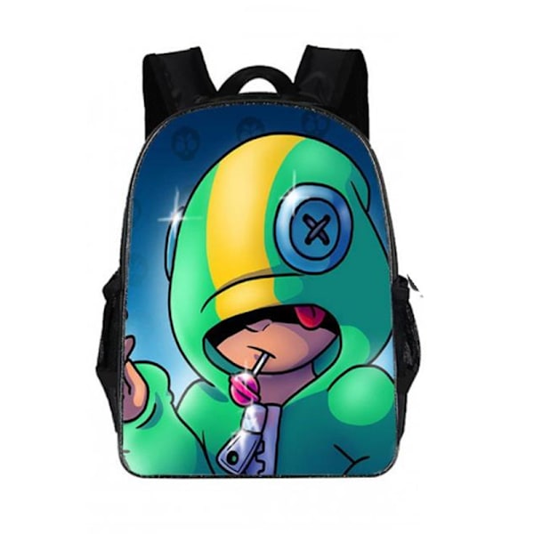 Brawl Stars -reppu Koululaukut Peruskoulun Oppilaille Unisex Matkalaukku Kevyt Reppu Kannettava Tietokoneen Reppu Rento Olkareppu Lapsille 159