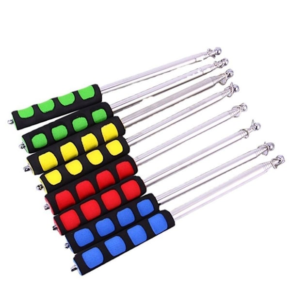 1,2M/1,4M/1,6M/2M Teleskooppinen Lippuvarsi Turistioppaiden Lippuvarsi SININEN Blue Blue 1.2m