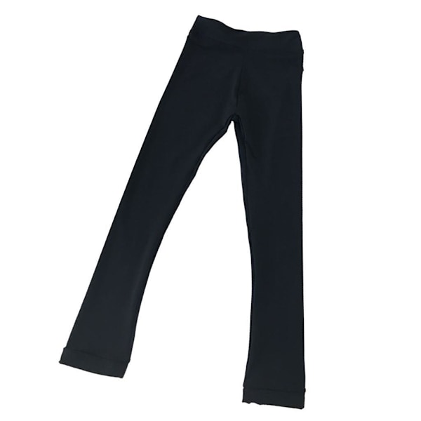 1/2/3/5 Skøjte Tights Krystal Glitrende Bukser Kunstskøjteløb Ren Sort 155cm Pure Black 155cm 1 Pc