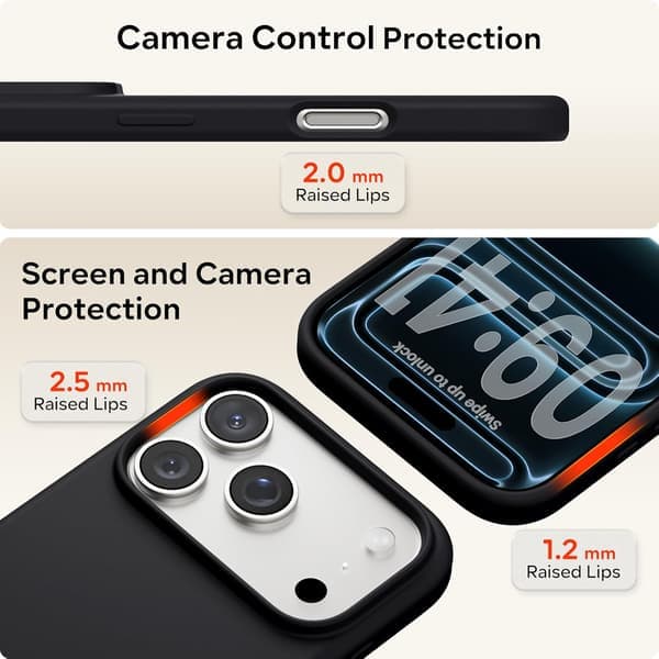 17 Pro Max Flytende Silikon Støtsikkert Deksel Kompatibelt med 17 Pro Max Mykt Deksel Full Beskyttelse (Lys grå) Lys grå iPhone 17 Pro Max Light grey Light grey iPhone 17 Pro Max