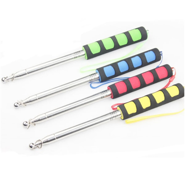 New 2M Portable Retractable Handheld Windsock Flagpole Telescope Random Color 2m-FS-