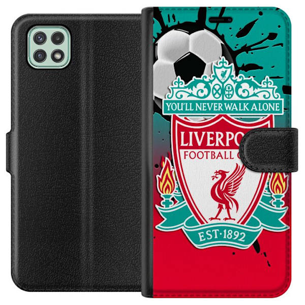 Compatible Wallet Case for Samsung Galaxy A22 5G Liverpool Plånboksfodral
