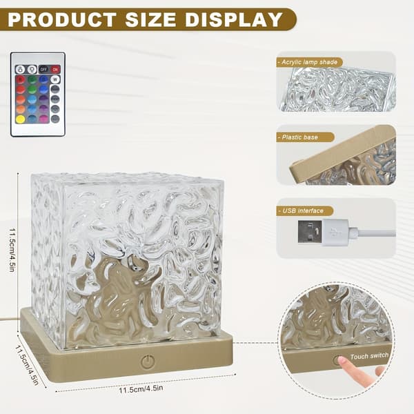 LED RGB Aurora Lamp Atmospheric Decorative Night Light-FS-
