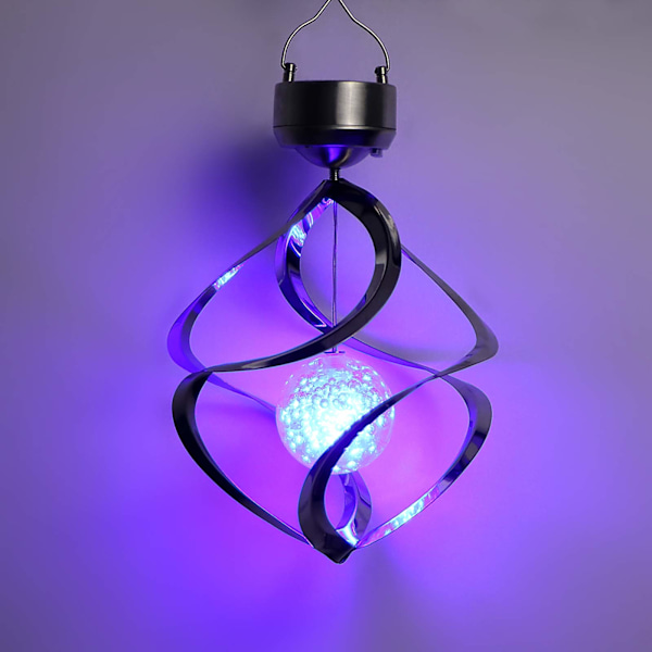 Solcellelampe, Hageornamentlampe Solcelledrevet Krystallkulelampe