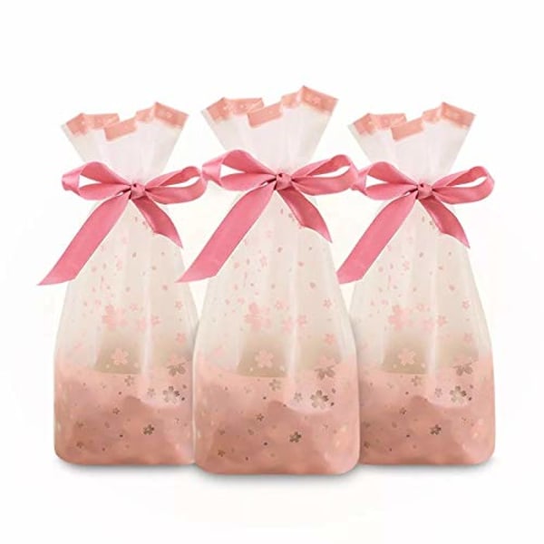 50 st Rosa Godispåsar Kalaspåsar Dessertpåsar Kakpåsar