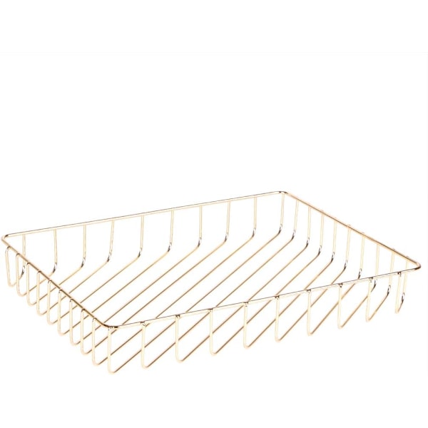 Guld Bordfilbakke Tråd Bordpladebakke Post Magasin Avis
